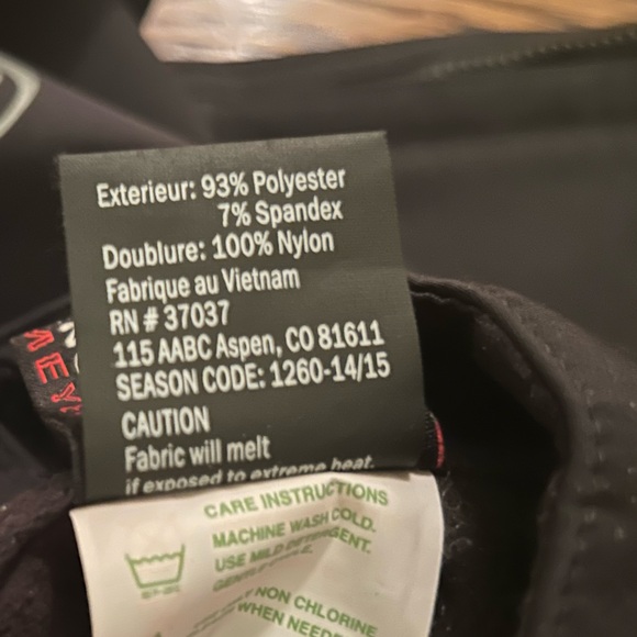 Obermeyer Jolie Softshell Ski Pants – Girls' Size XS (6/7), Fleece-Lined - Picture 7 of 7